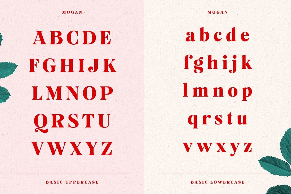 Mogan Font tuyệt đẹp và ấn tượng preview 2