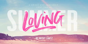 Summer Loving Font Family preview 1