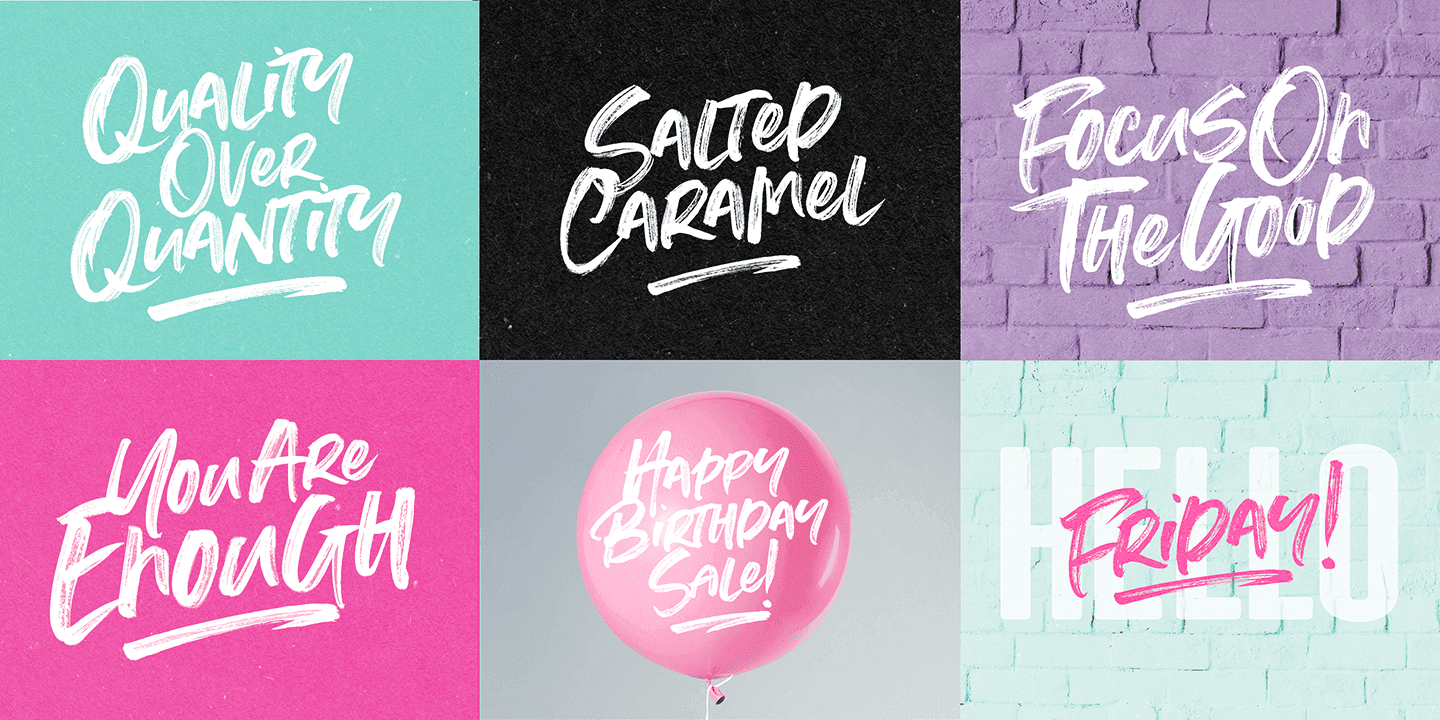 Summer Loving Font Family preview 2