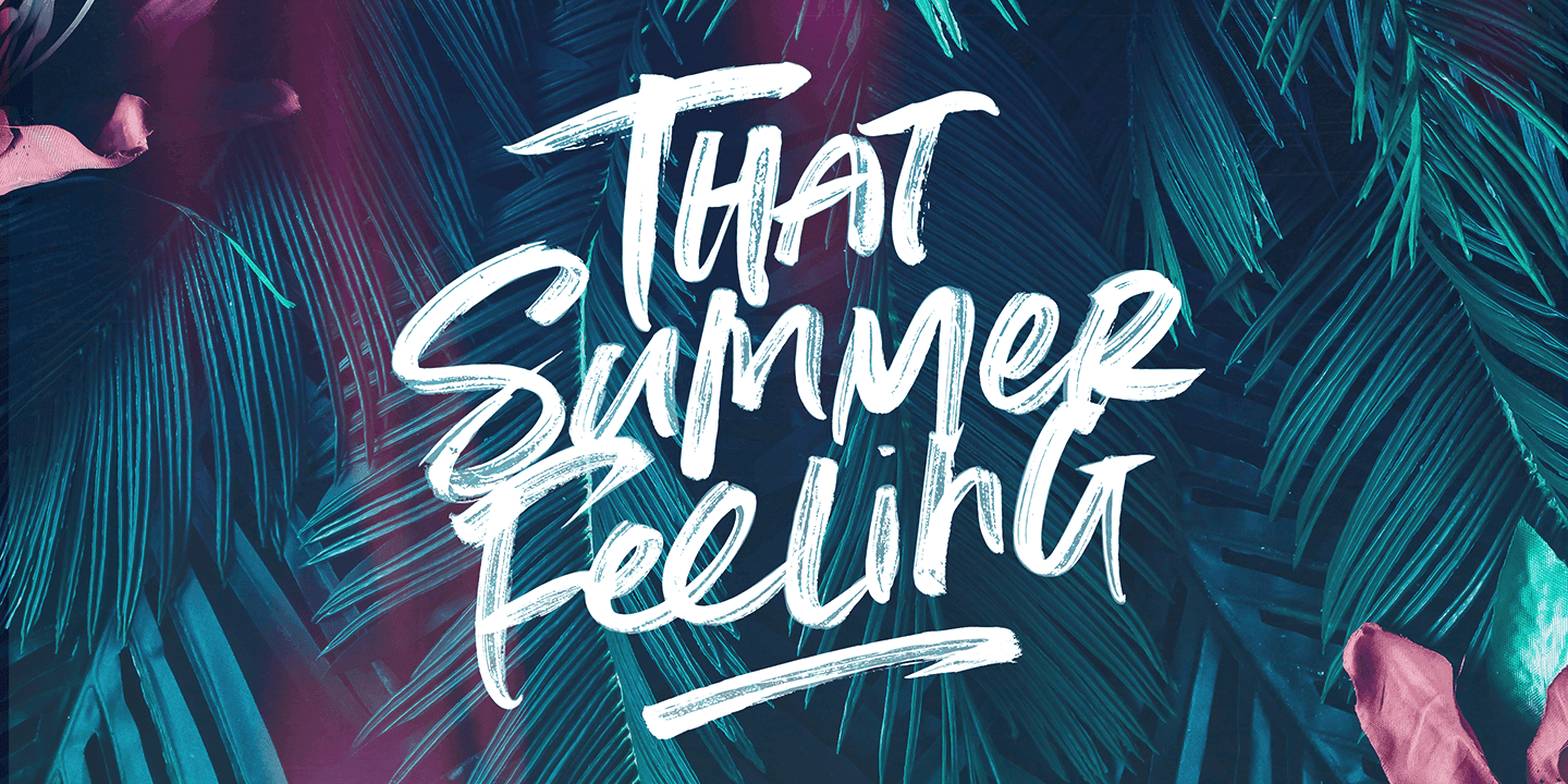 Summer Loving Font Family preview 3