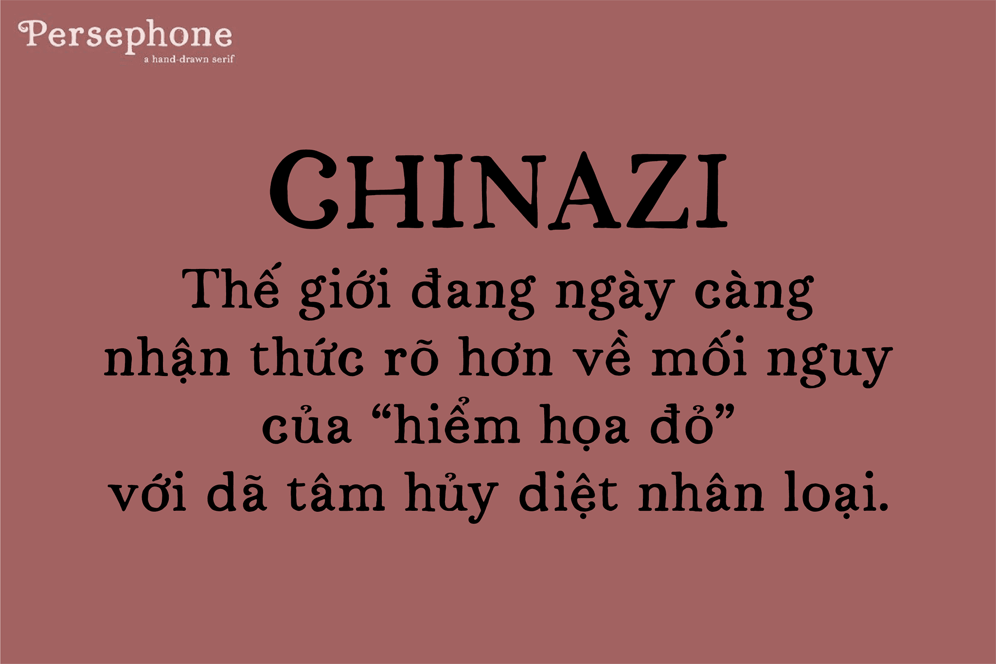 Font Việt Hóa Persephone A Hand-Drawn Serif preview 3