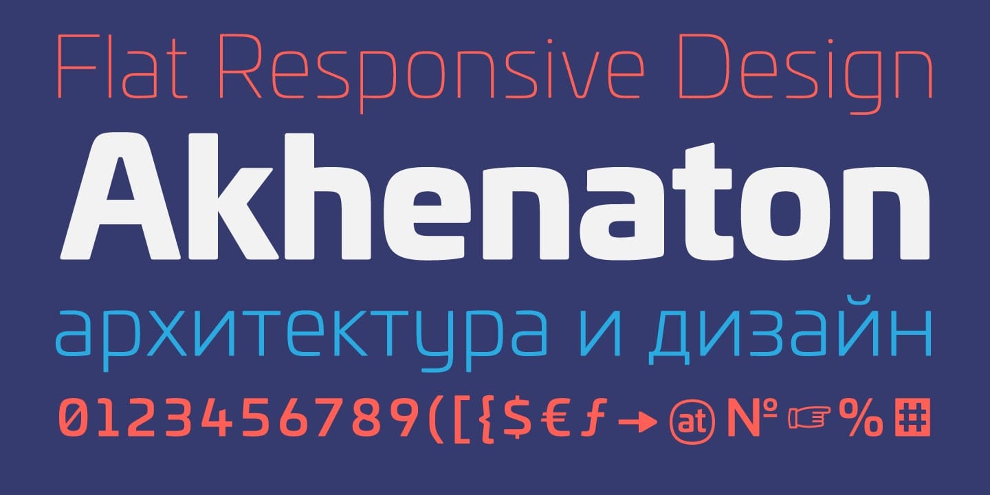 trọn bộ font Univia Pro preview 2