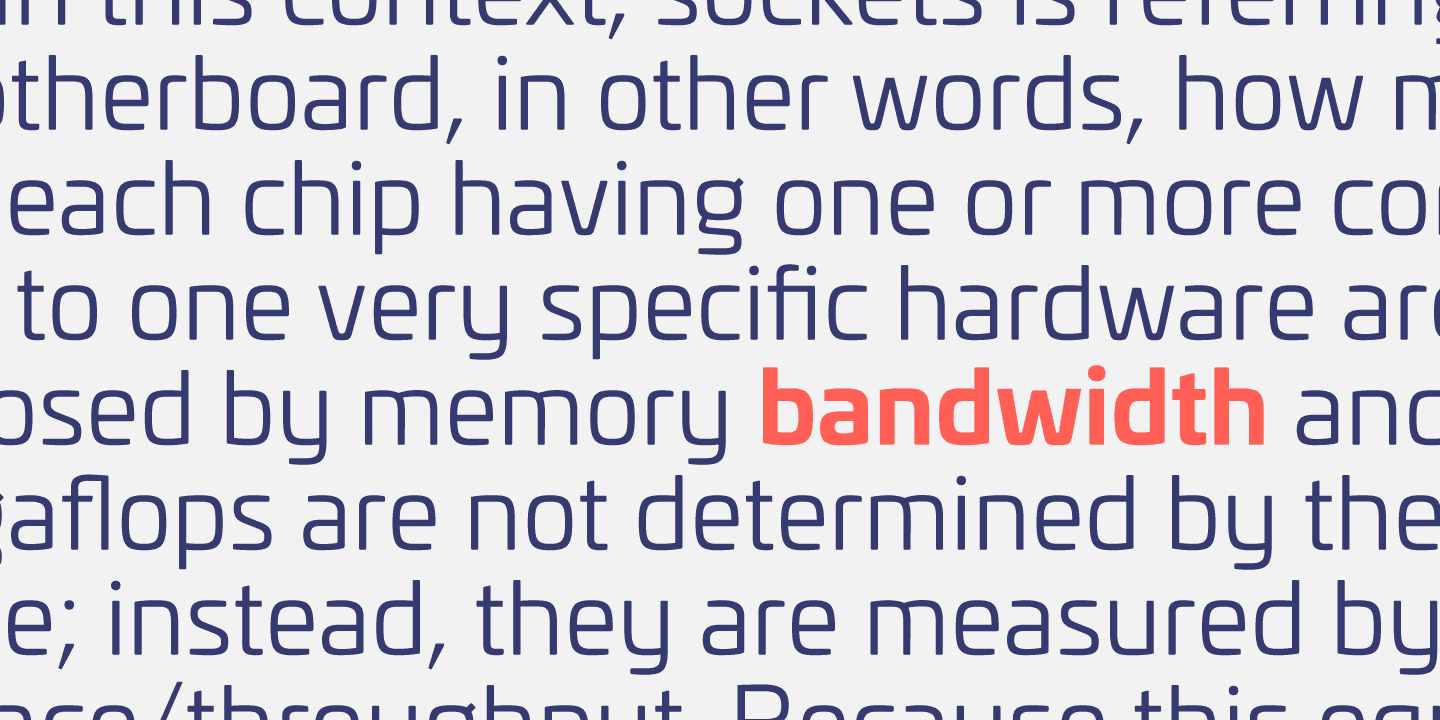trọn bộ font Univia Pro preview 8