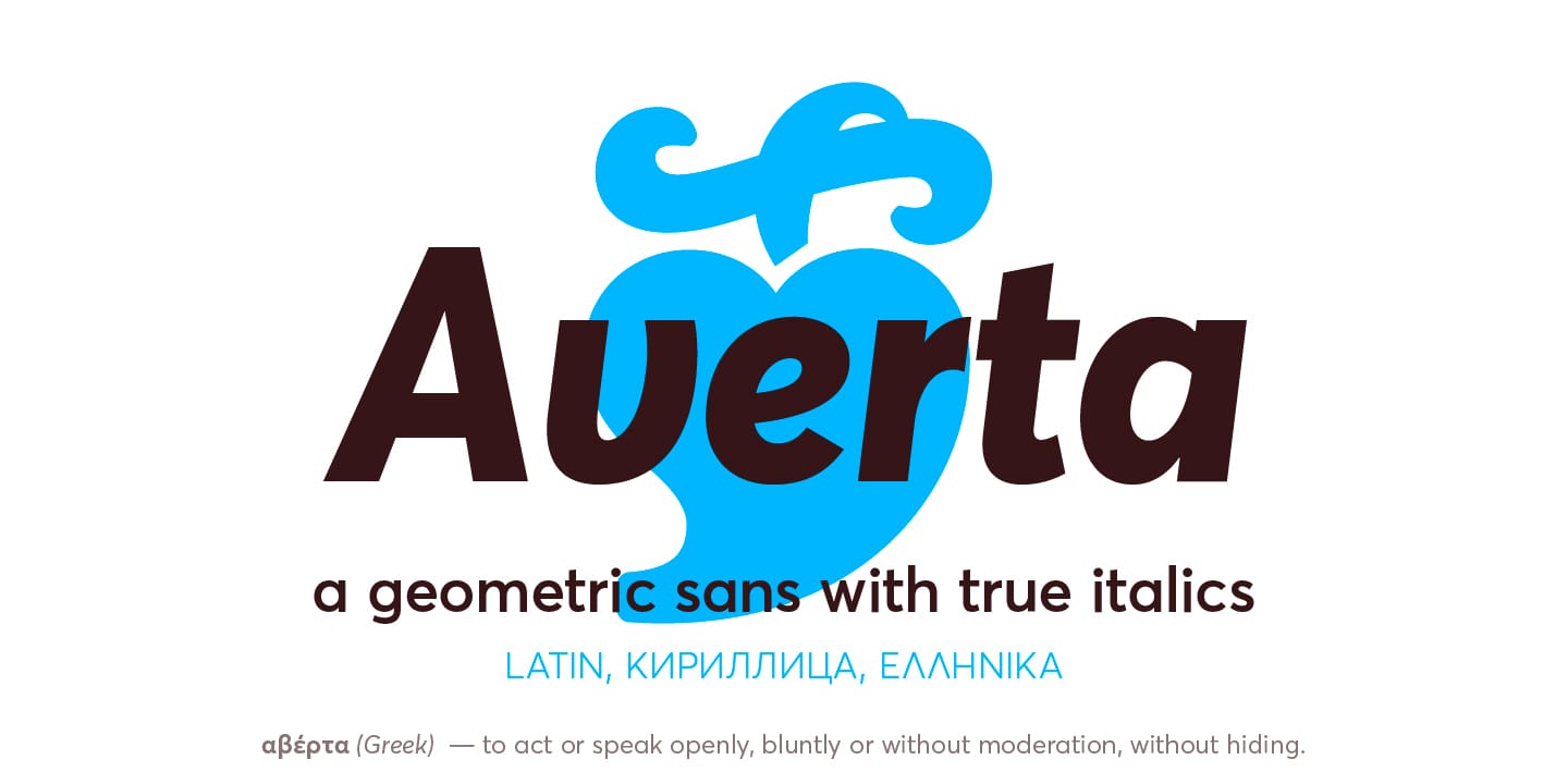 Averta Font Family preview 1