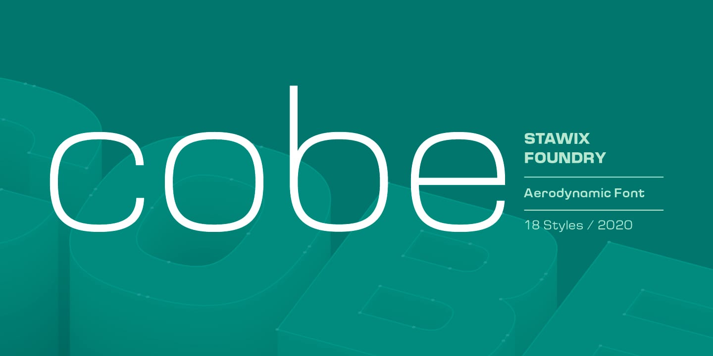 Cobe Font Family preview 1