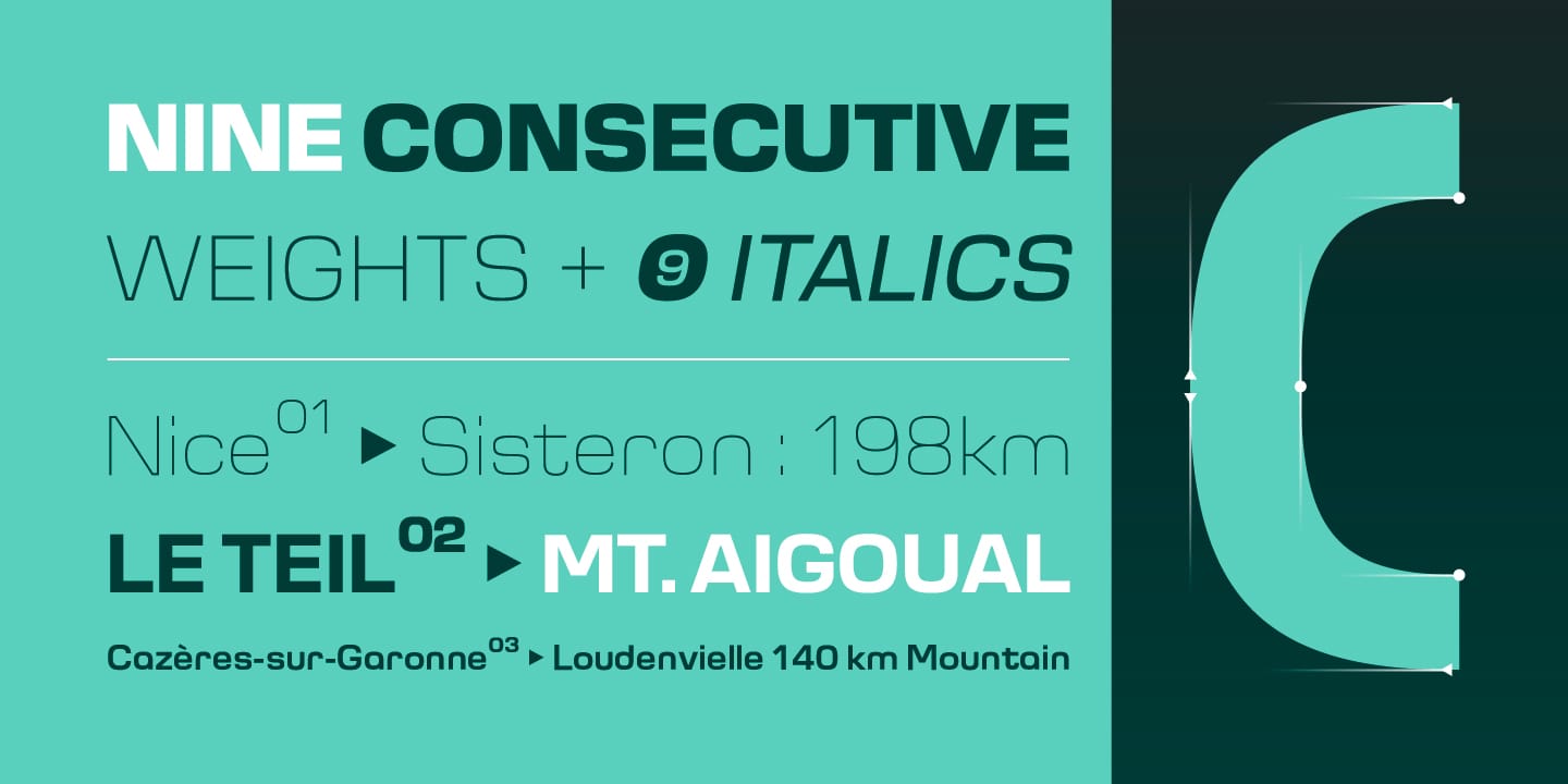 Cobe Font Family preview 4
