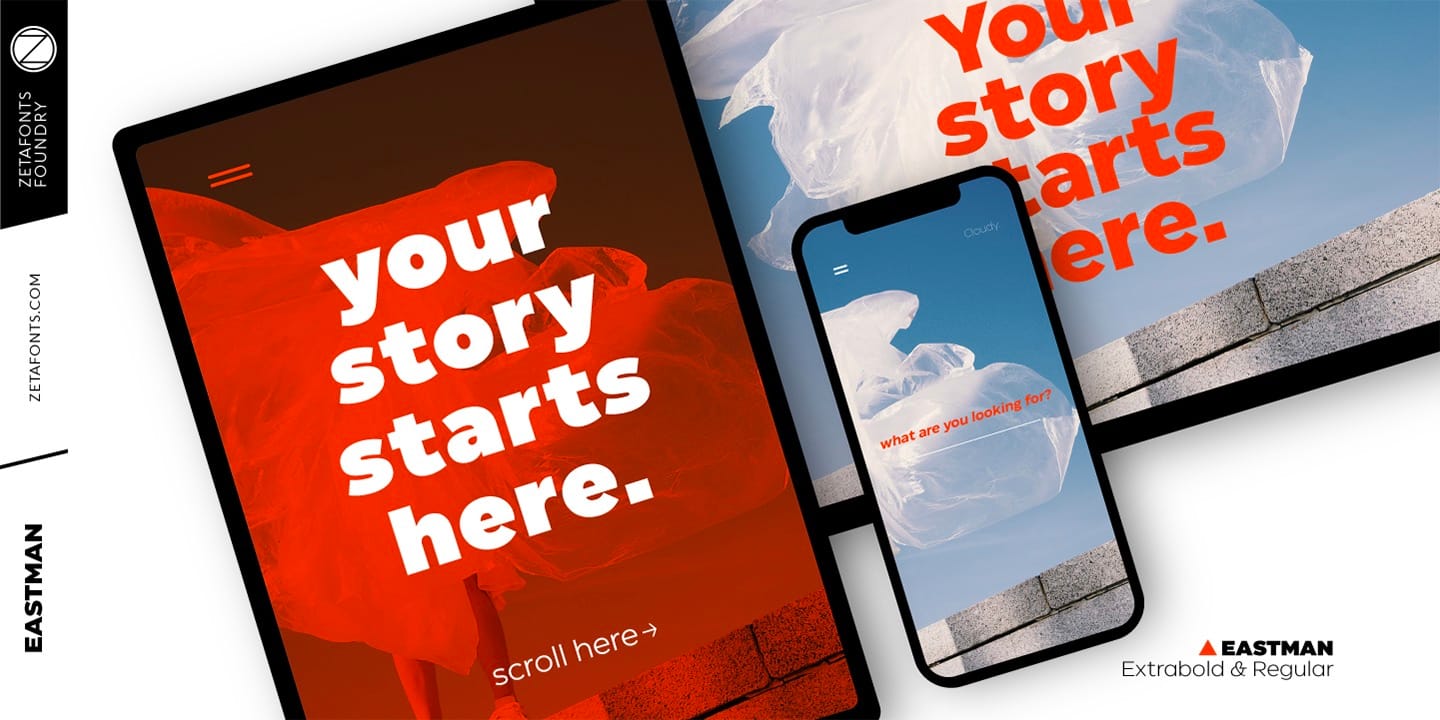 Eastman Font Family preview 4