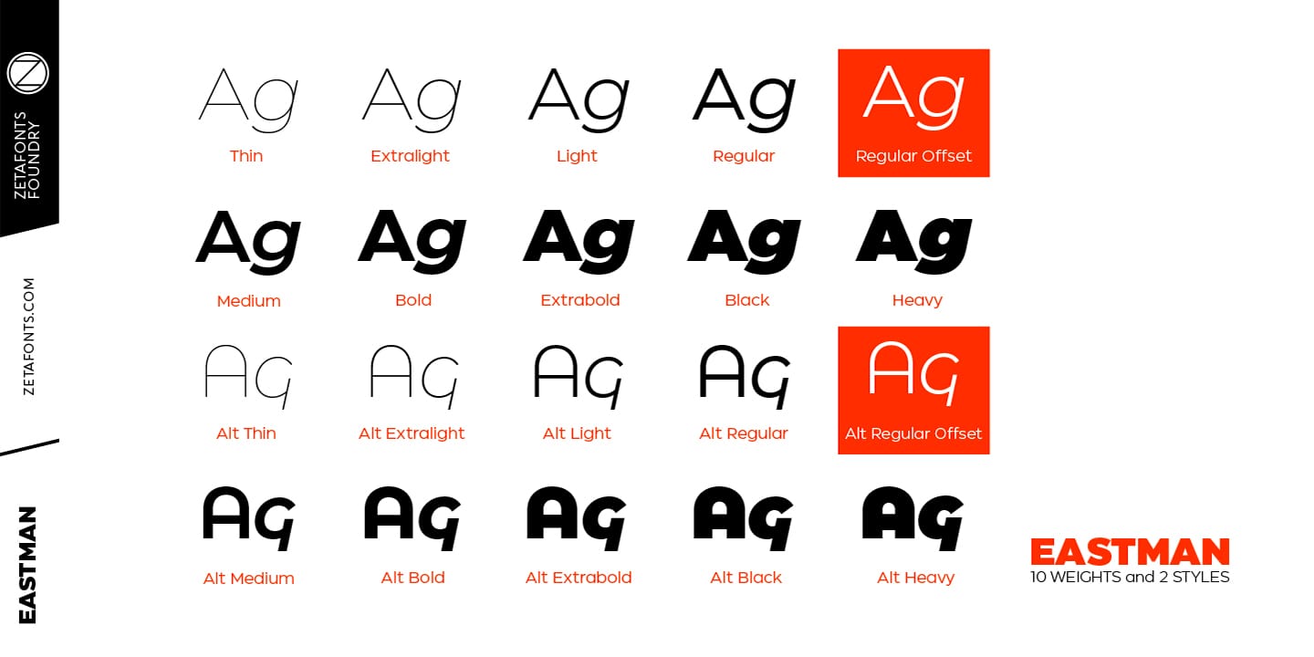 Eastman Font Family preview 5