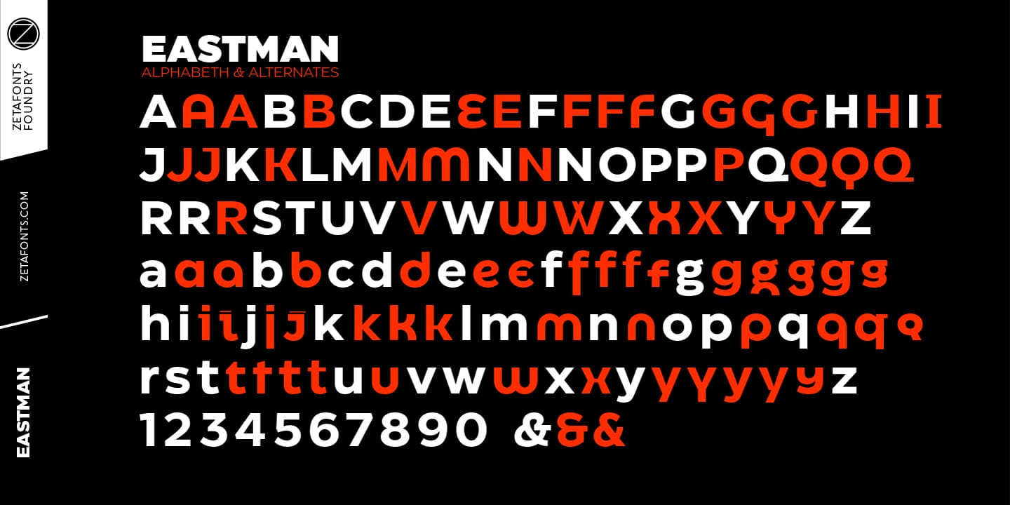 Eastman Font Family preview 6