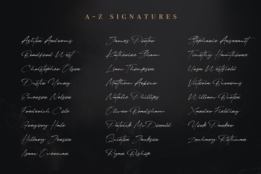 Font JV Signature SVG Full preview 3