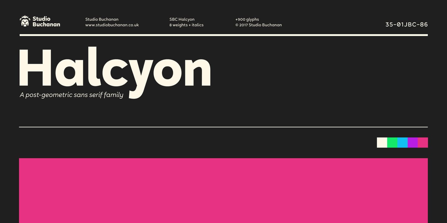 Halcyon Mono Font Family Full preview 1