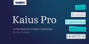 Kaius Pro Font Family preview 1