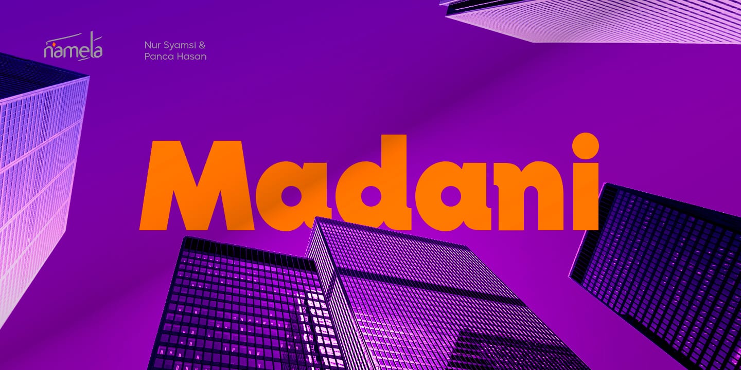 Madani Font Family preview 1