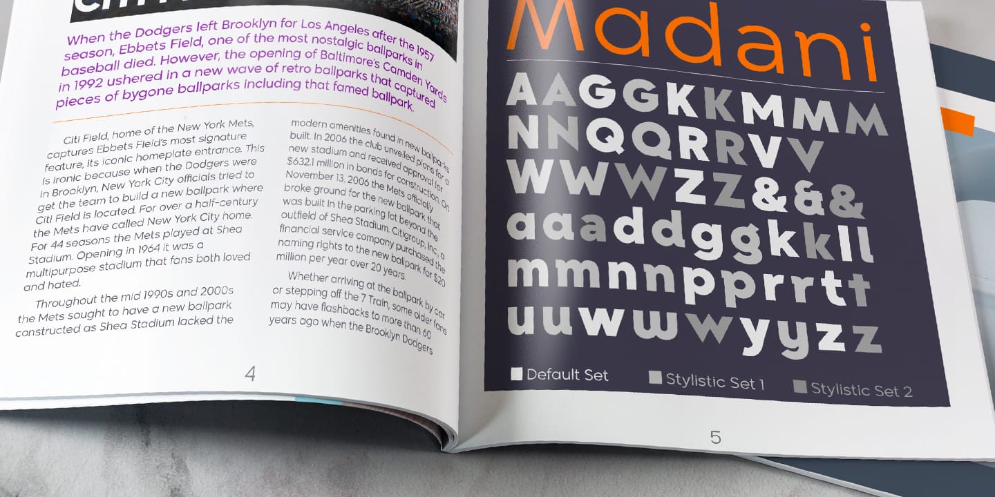 Madani Font Family preview 2