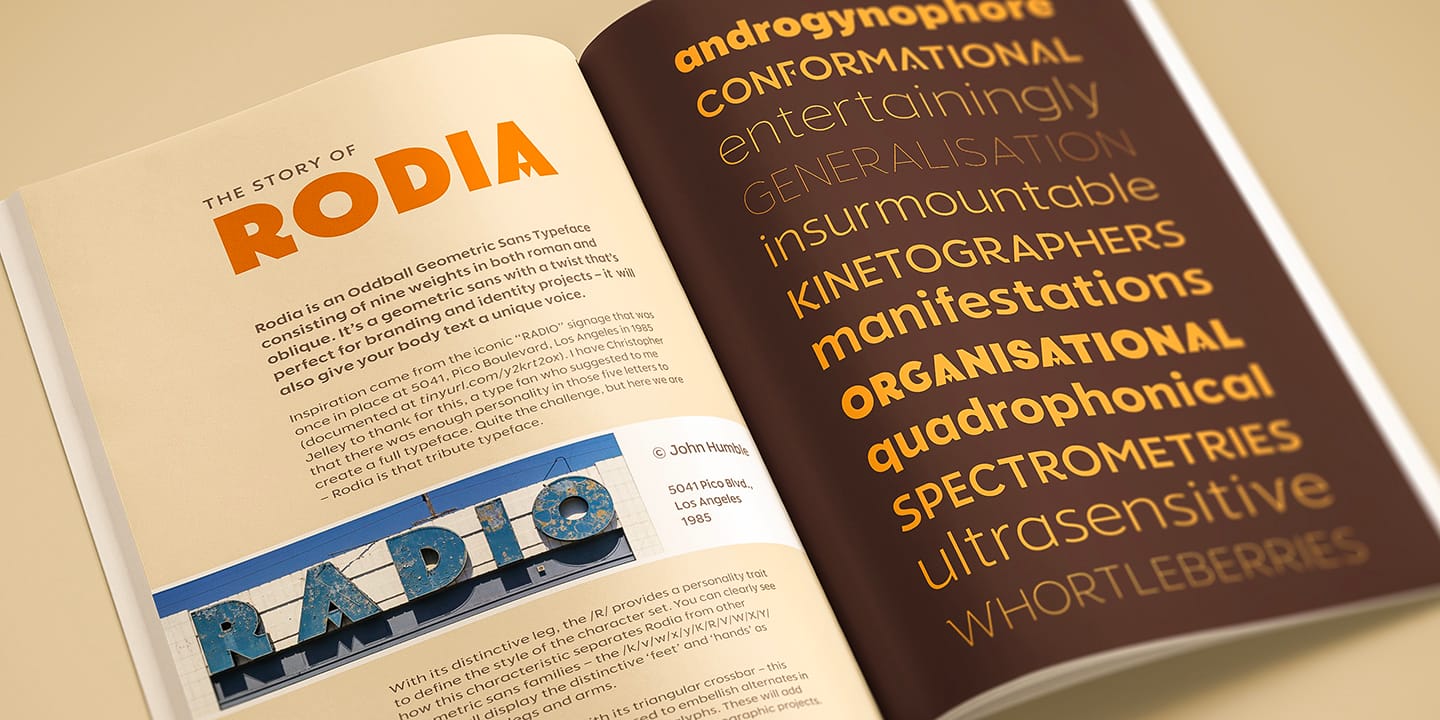 Rodia Font Family preview 11