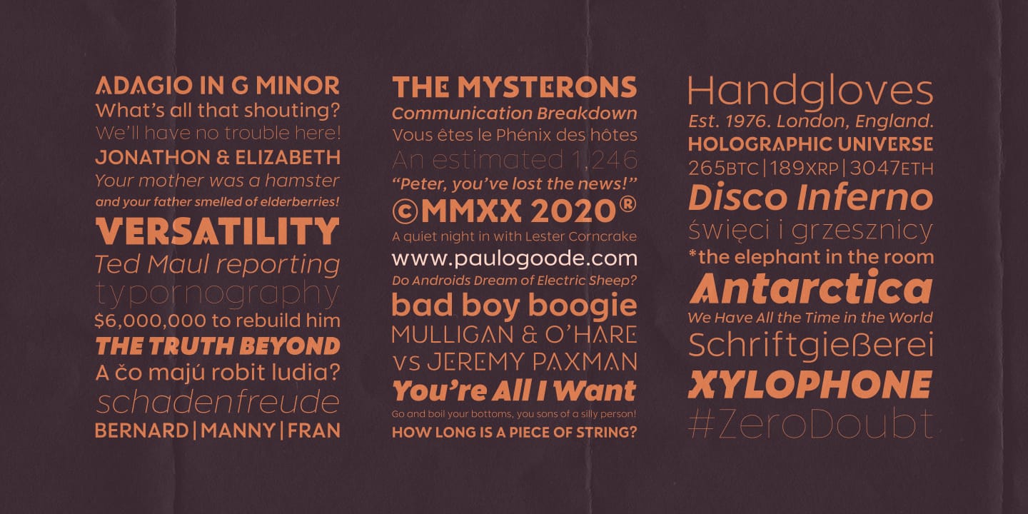 Rodia Font Family preview 4