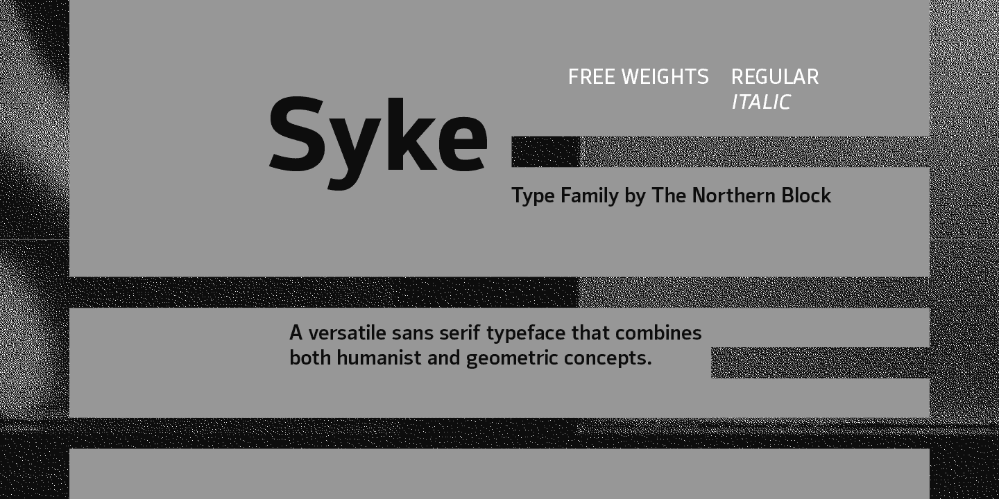 Syke Font Family preview 1