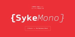 Syke Mono Font Family Full preview 1