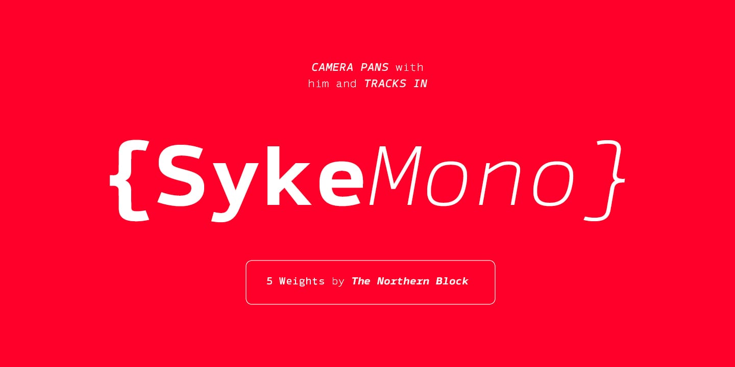 Syke Mono Font Family Full preview 1