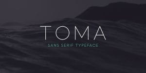 Toma Sans Font Family preview 1