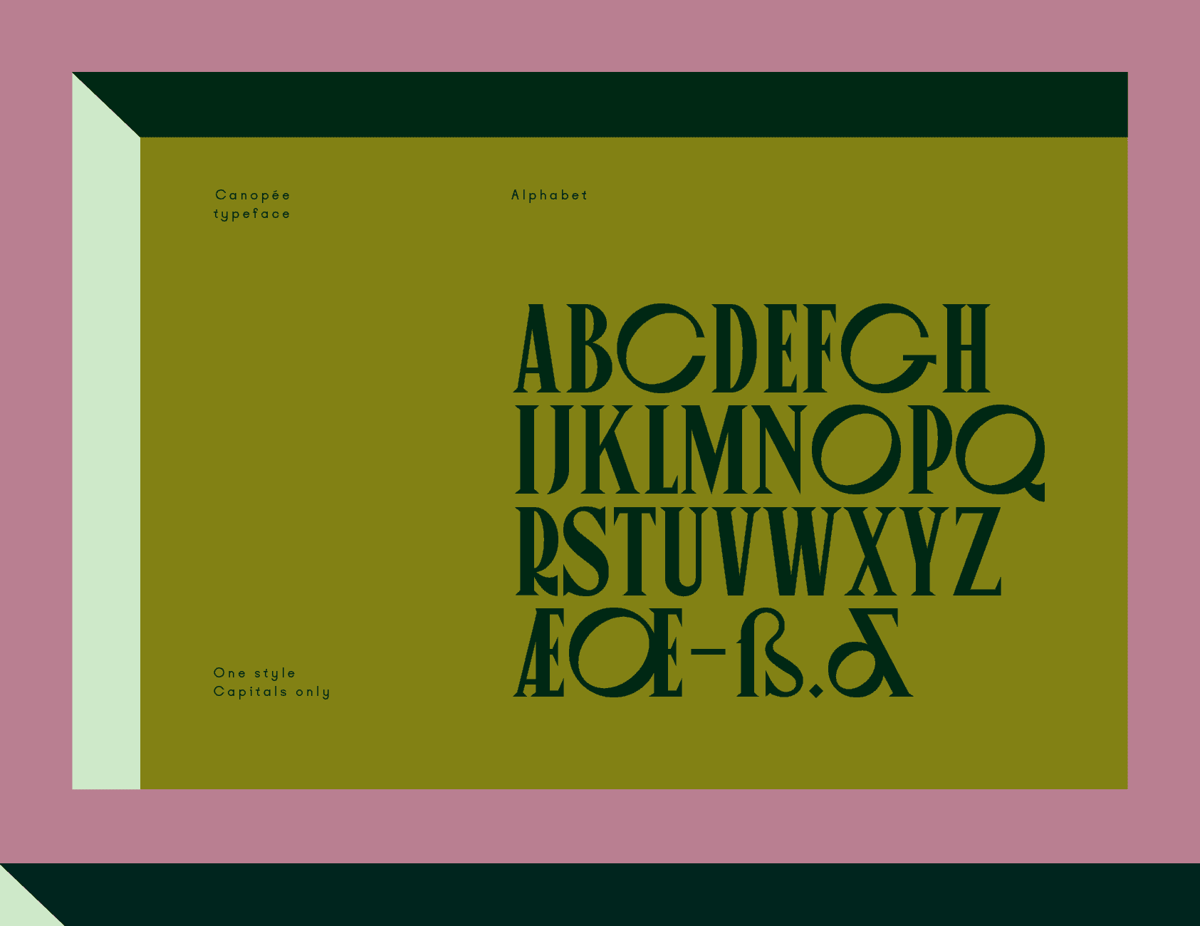 VJ Canopee Typeface preview 3