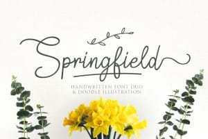 Font Springfield preview 1