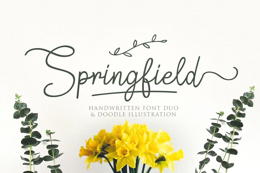 Font Springfield preview 1