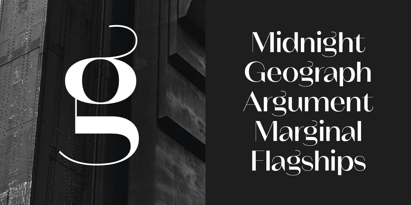 Magnat Font Family preview 5