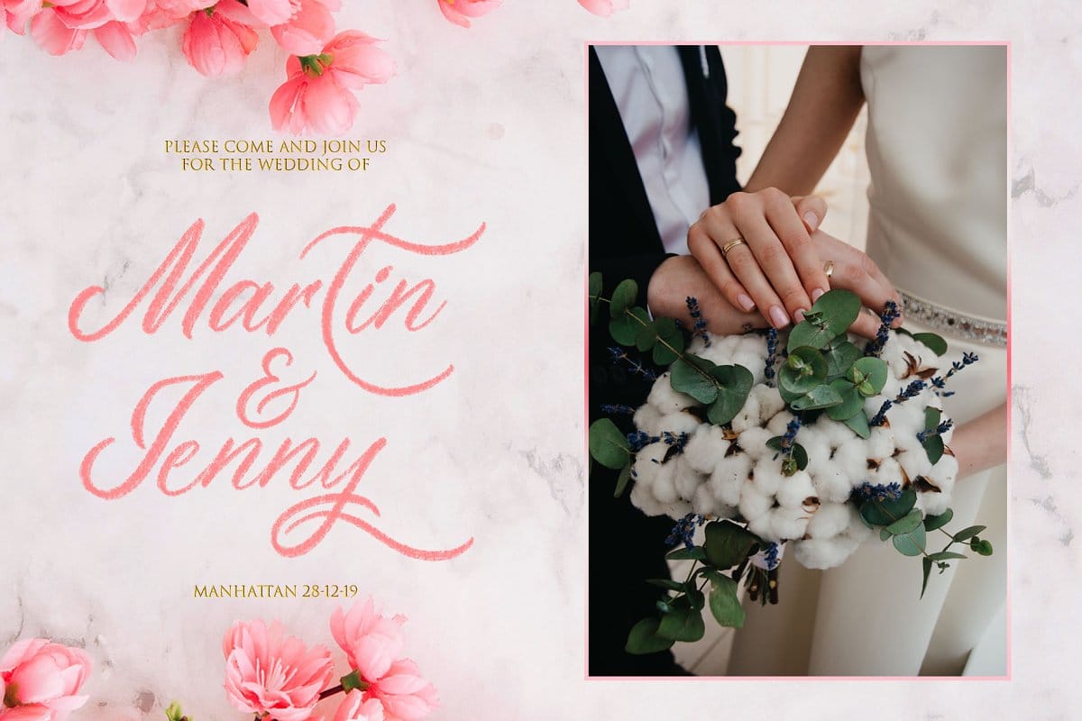 Maryatha SVG Font preview 2
