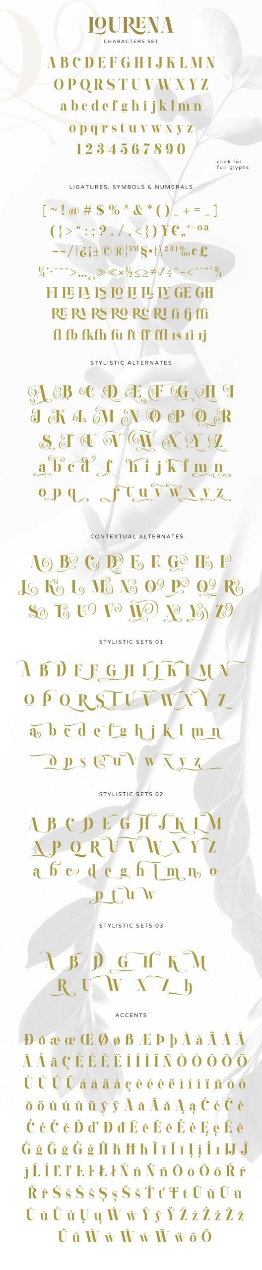 Font Lourena Việt Hóa preview 2