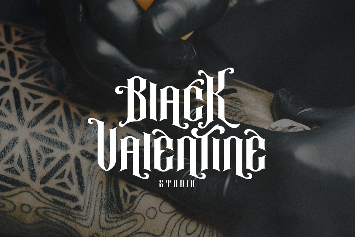Font Yellost Việt Hóa cực đẹp - Kiểu font gothic Font Yellost Việt Hóa preview 4
