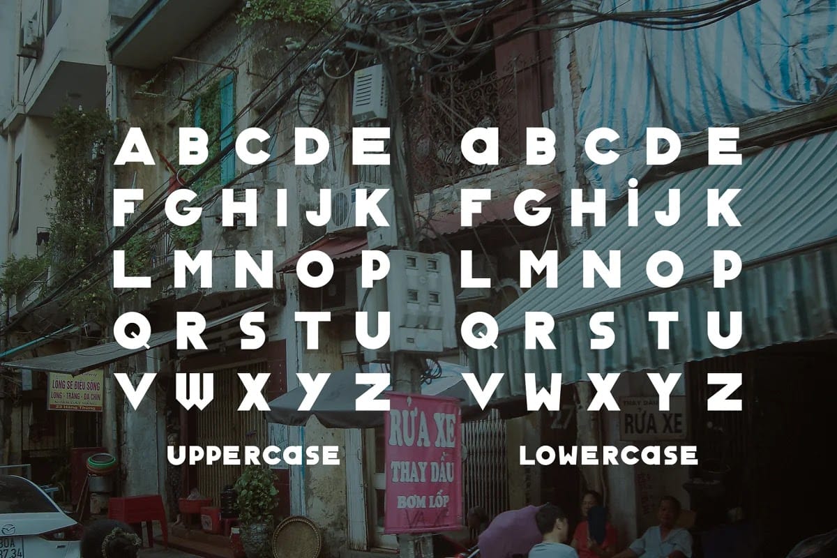 Classique Saigon Typeface preview 2