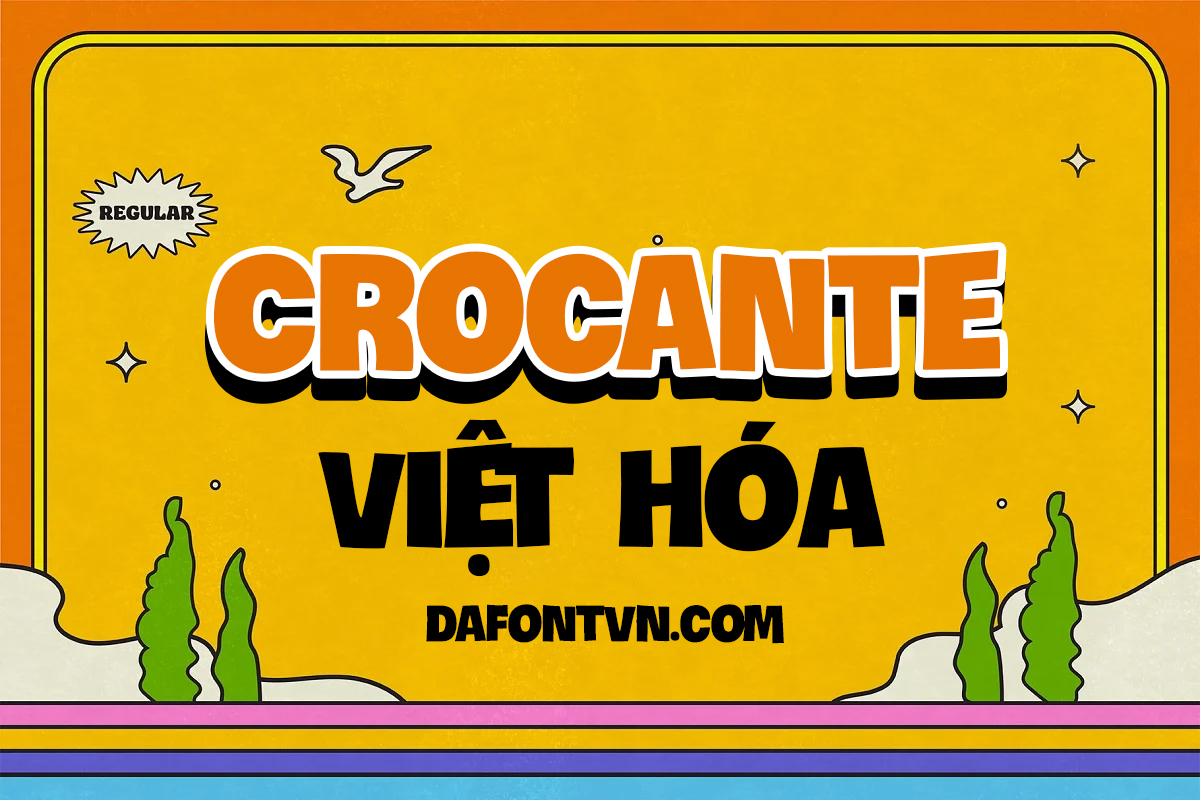 Font iCiel Crocante Việt hóa preview 1