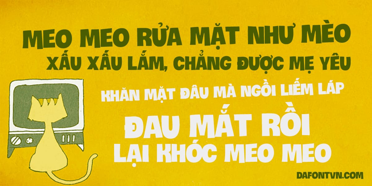 Font iCiel Crocante Việt hóa preview 2