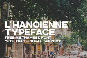 Font L'Hanoienne Typeface preview 1