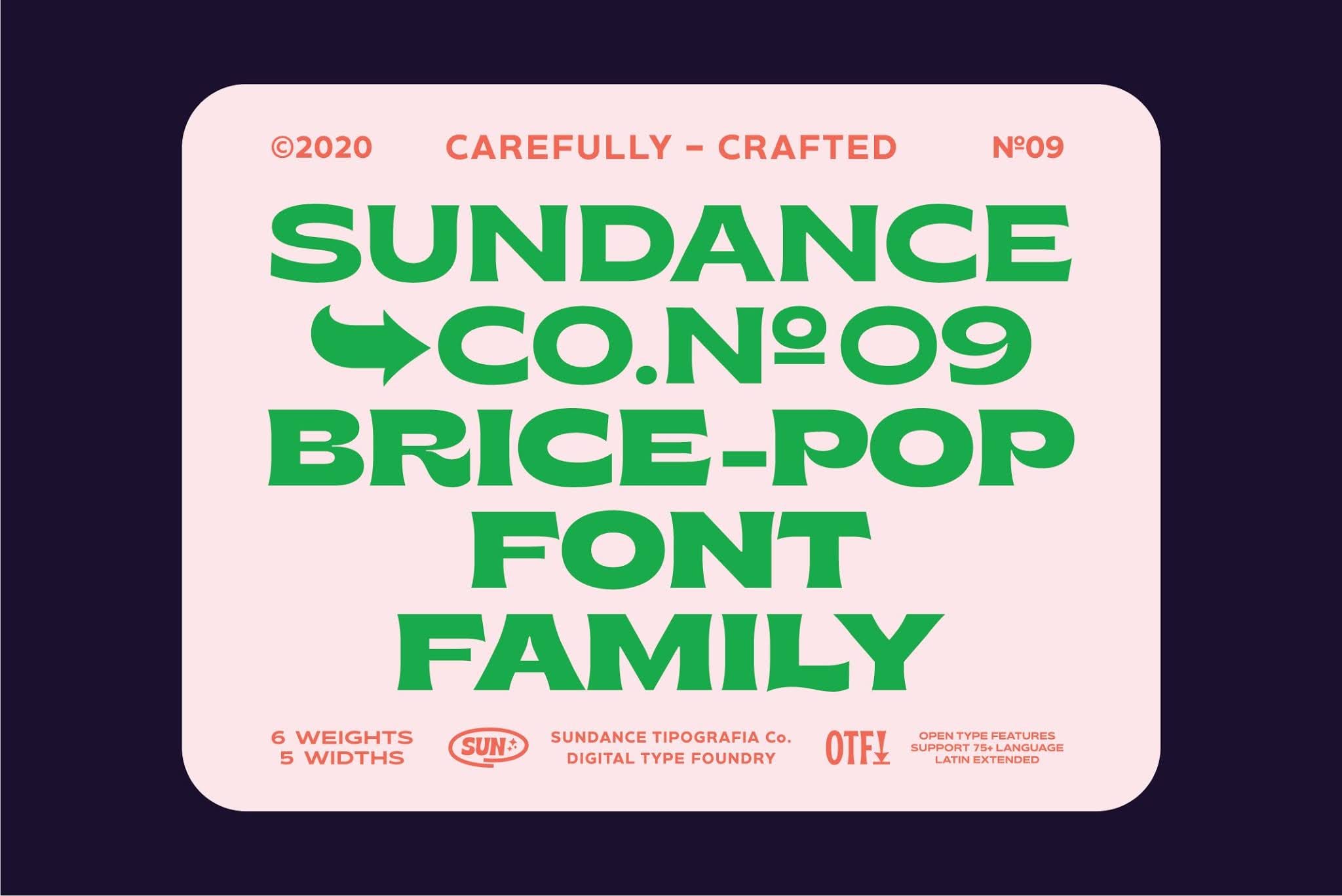 Brice Font Family Full preview 2