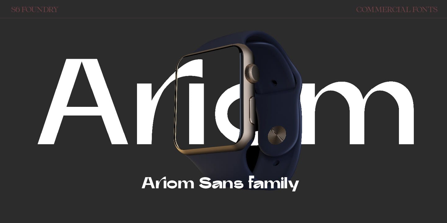 Font Ariom Sans Full preview 1