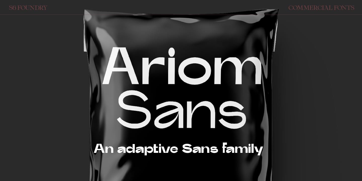 Font Ariom Sans Full preview 2
