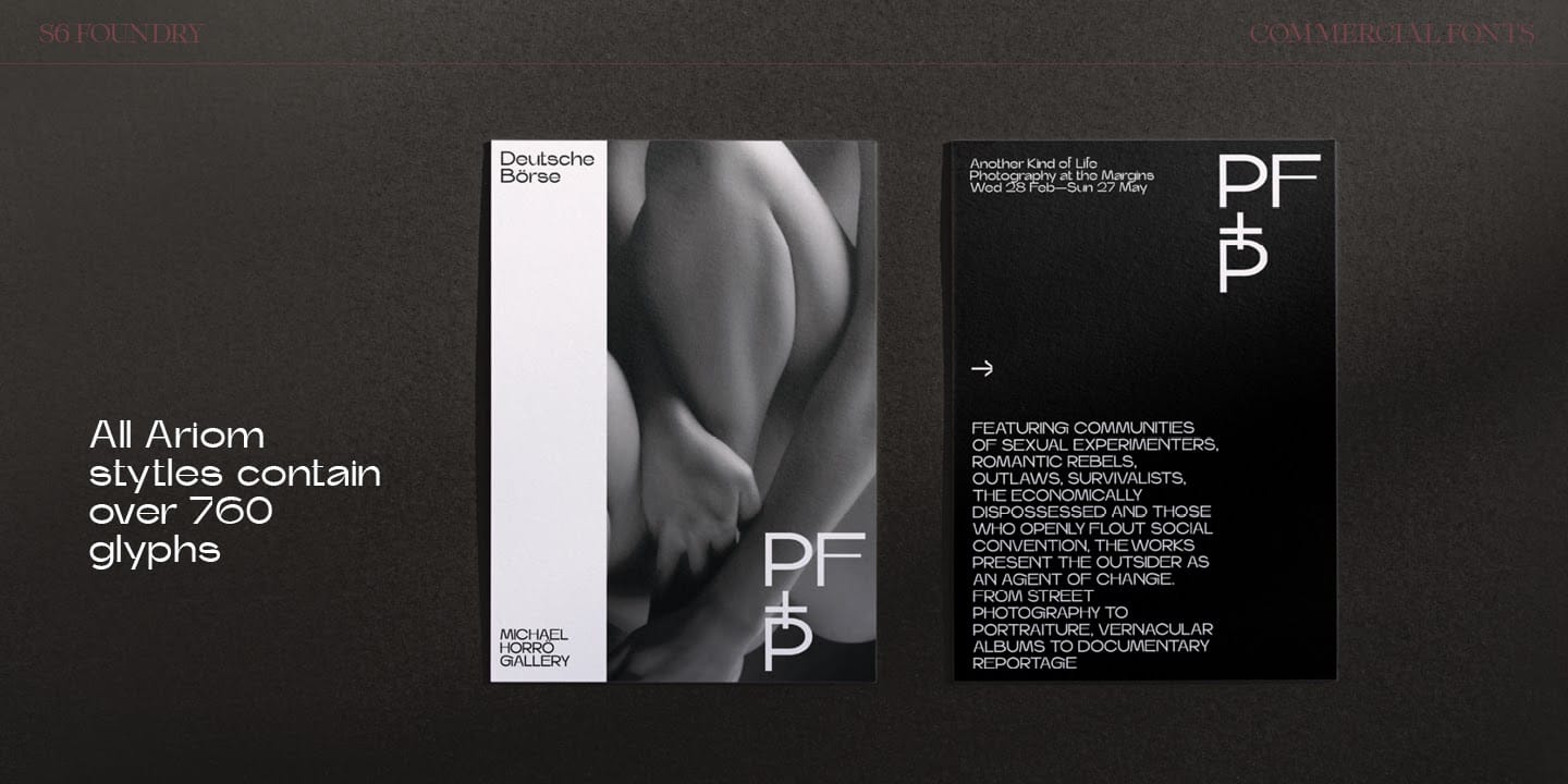 Font Ariom Sans Full preview 8