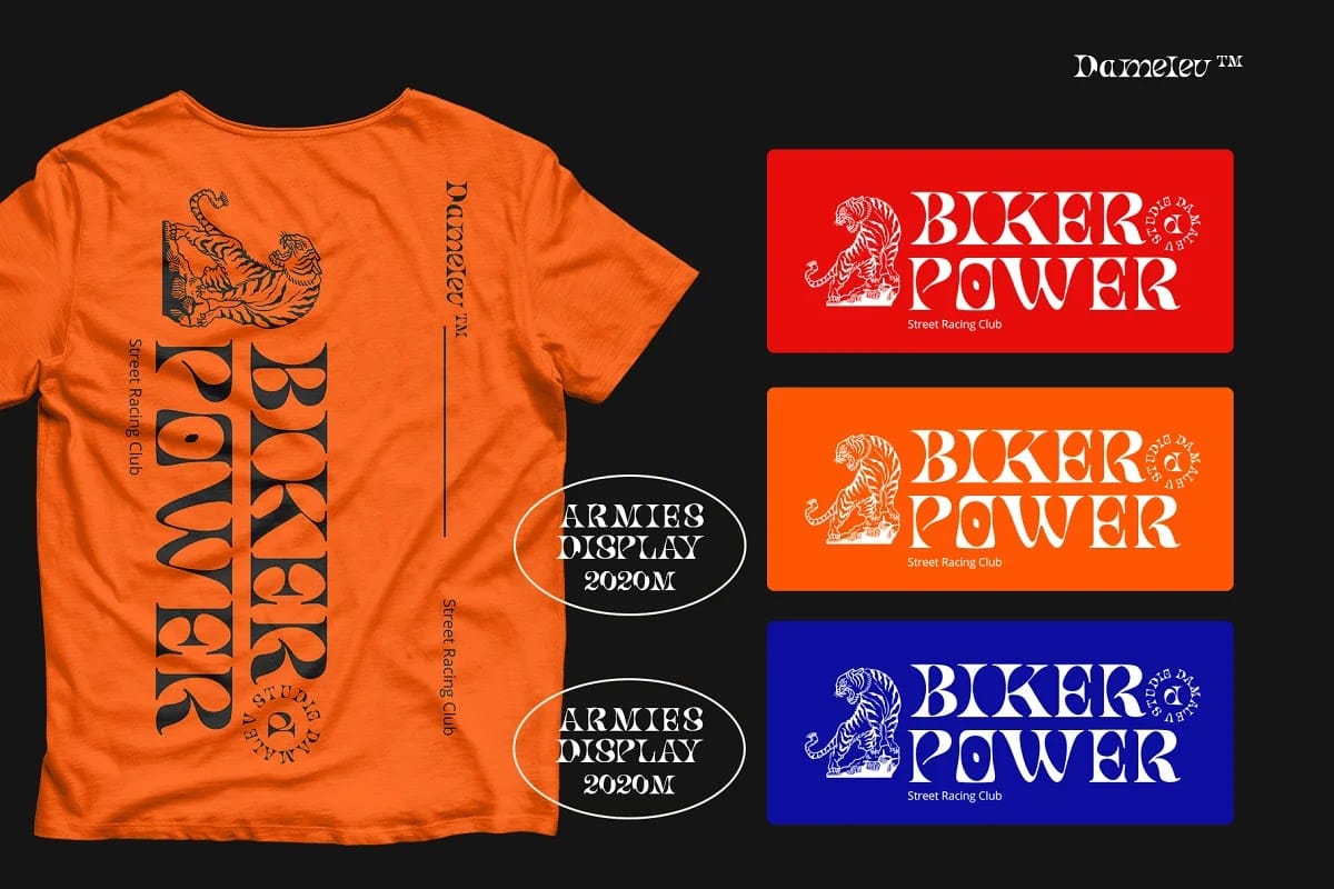 Font Armies Display preview 10