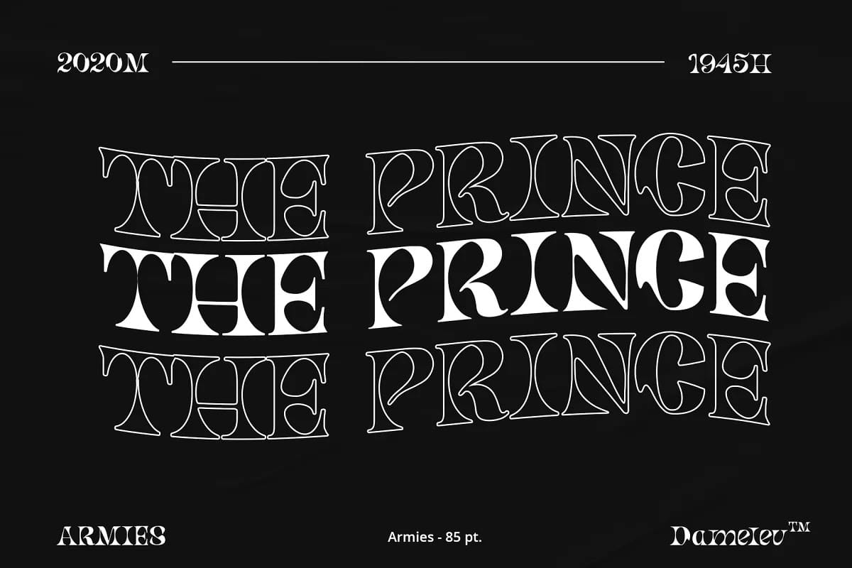 Font Armies Display preview 6