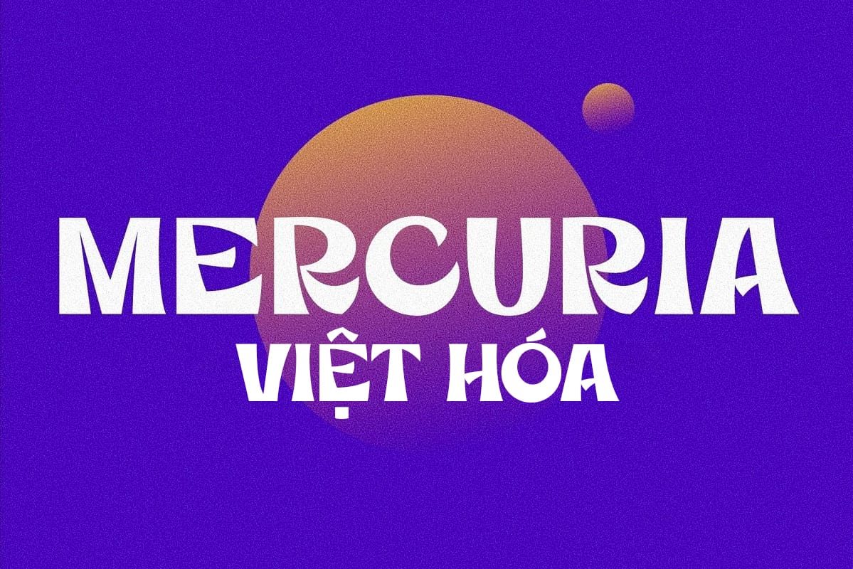Font Mercuria Việt Hóa preview 1
