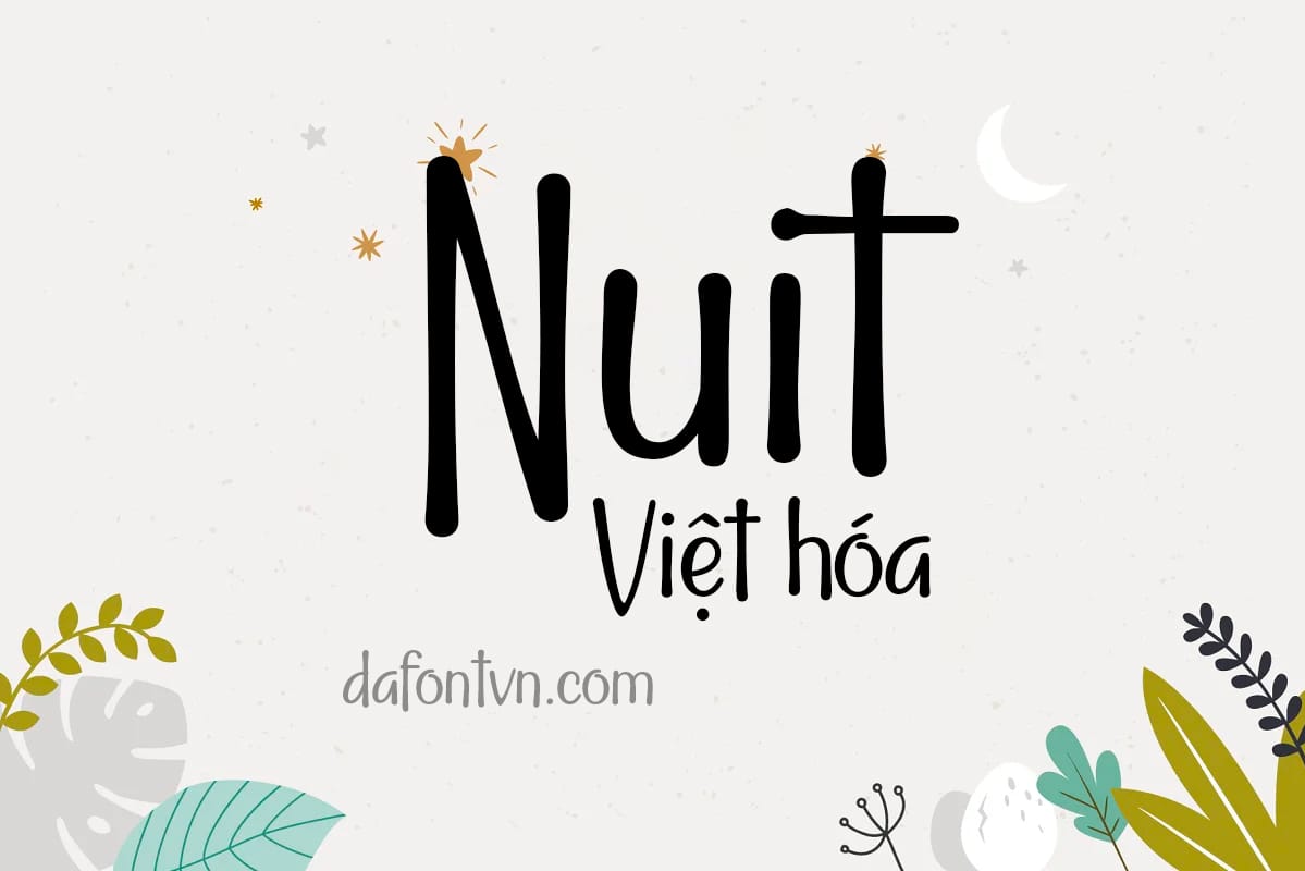 Font Nuit Việt Hóa preview 1