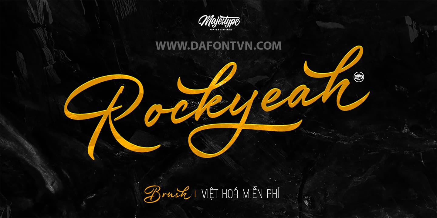 Font Rockyeah Việt Hóa preview 1