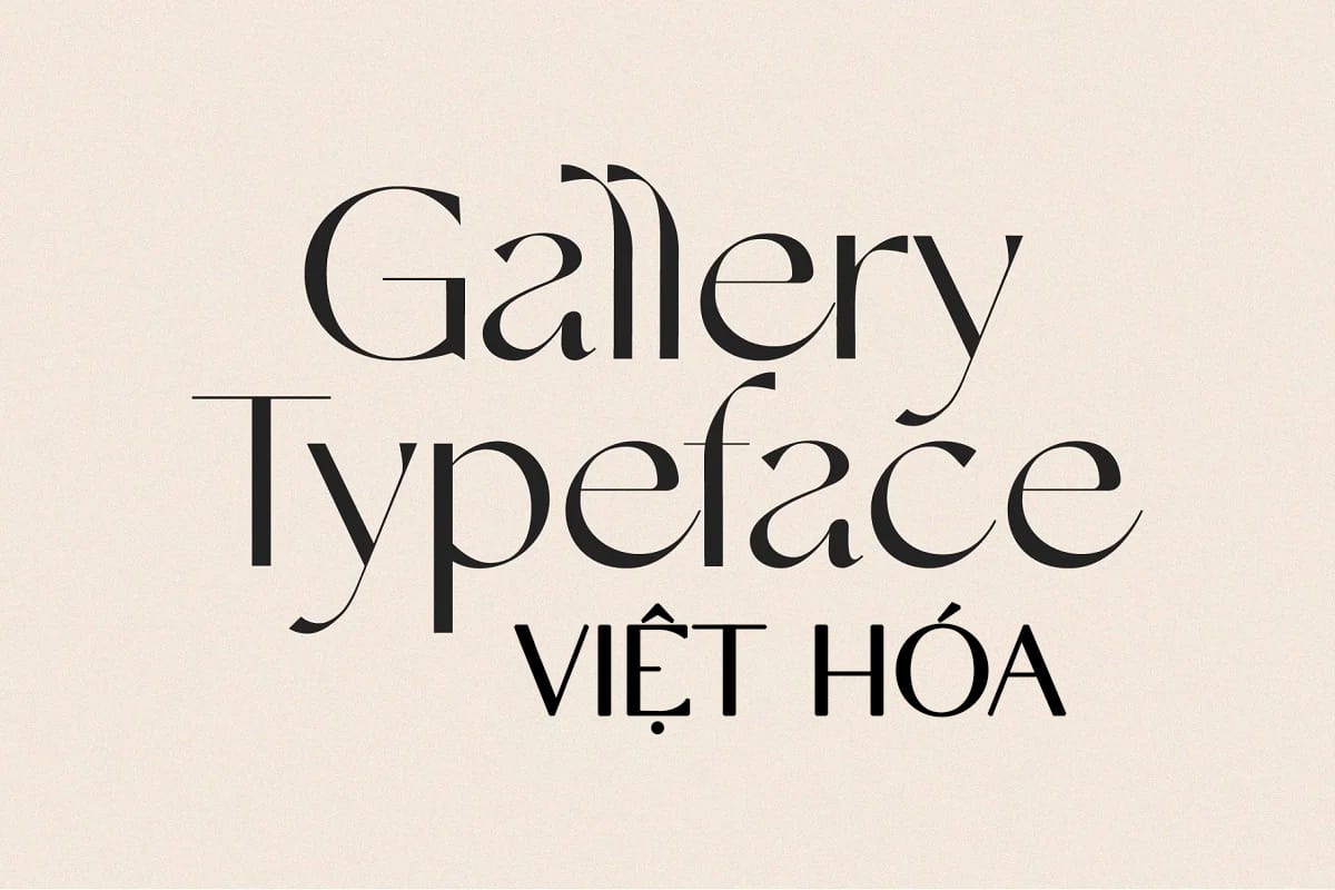 Font Việt Hóa Gallery Modern preview 1