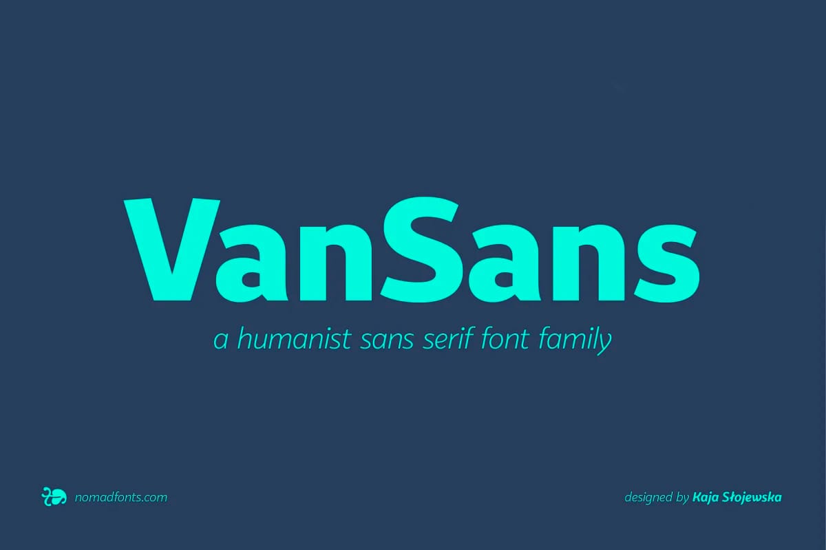 VanSans Type Family preview 1