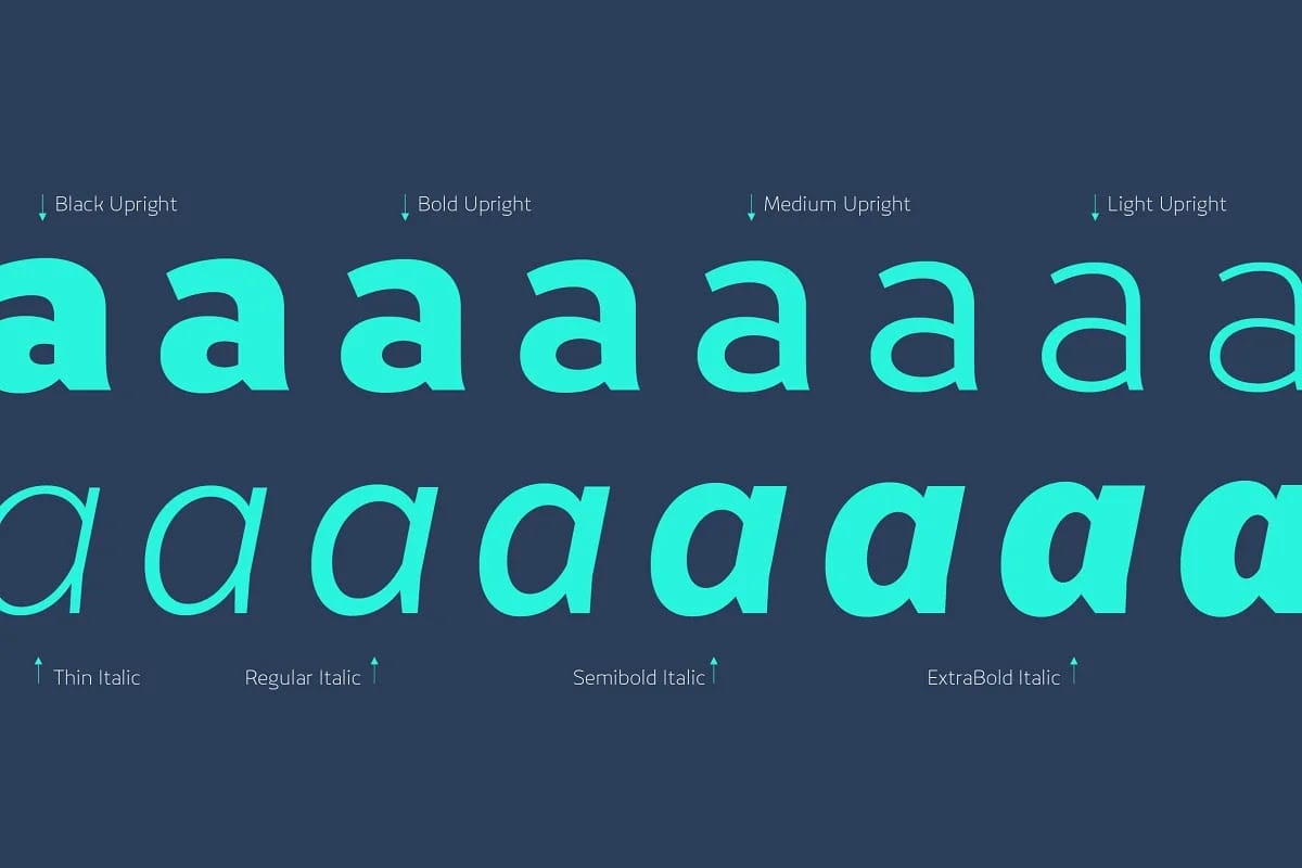 VanSans Type Family preview 4
