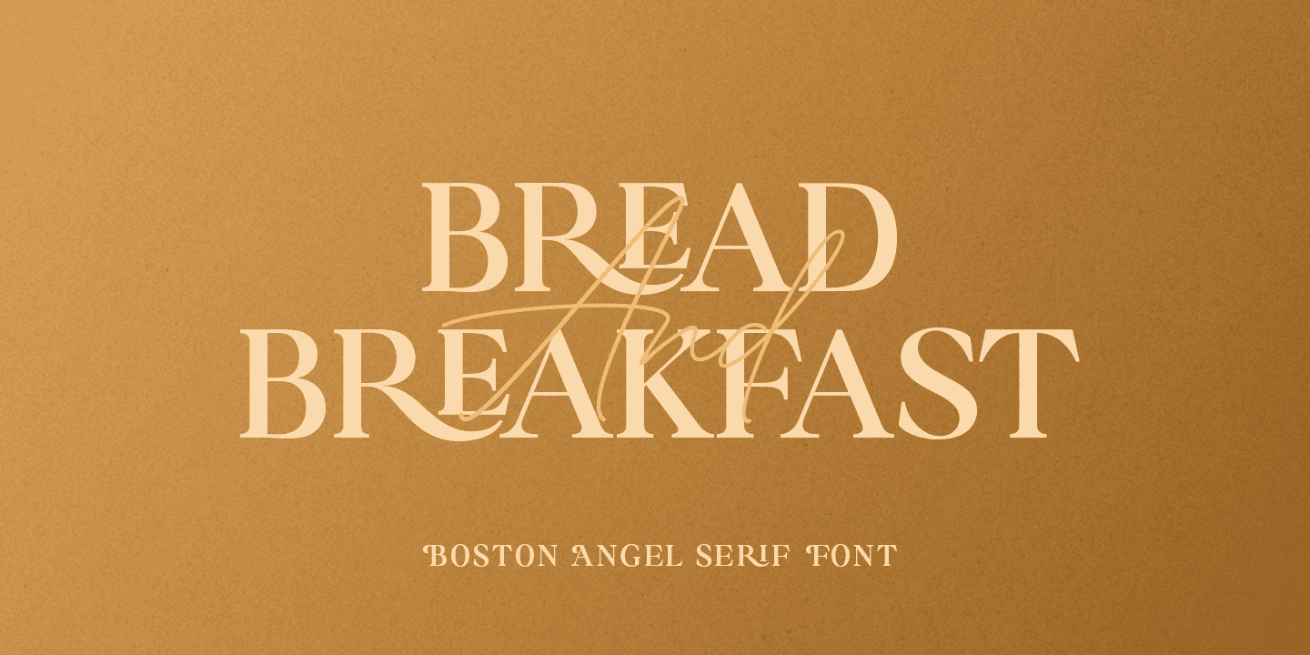 Boston Angel Font preview 4