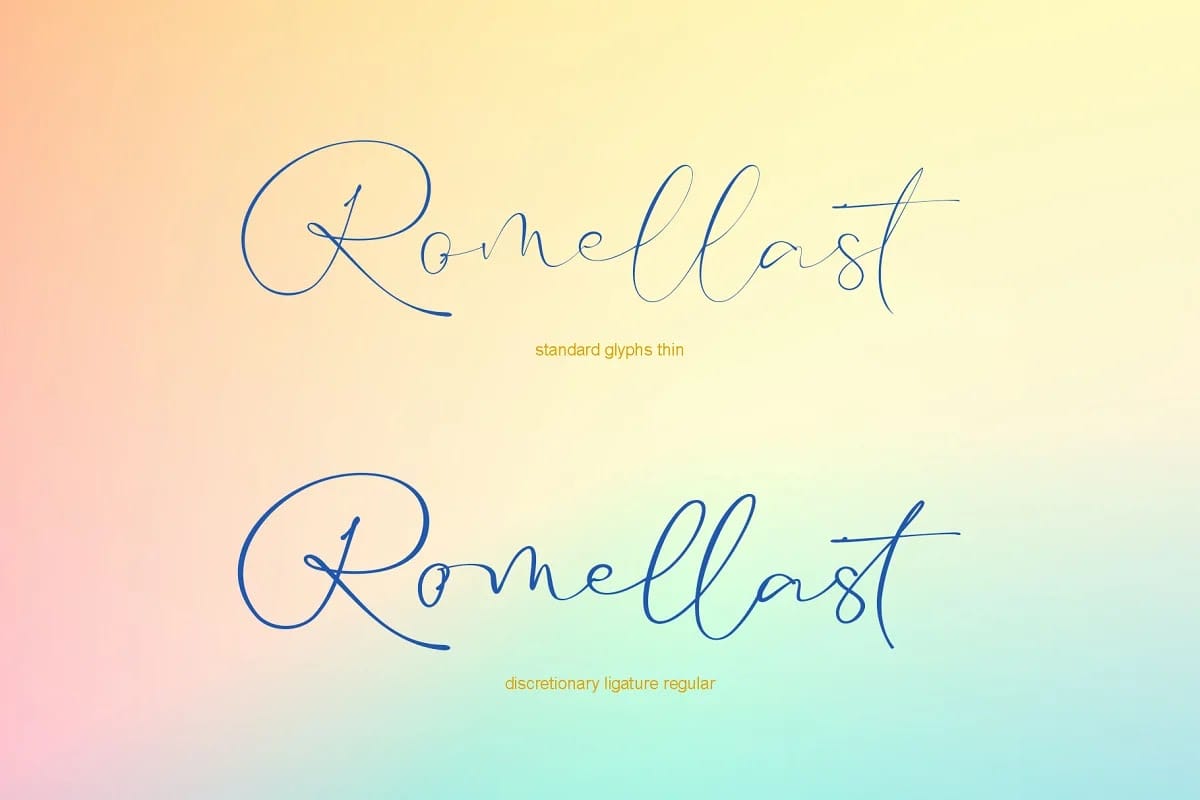 BOTAKY Romellast Font preview 11