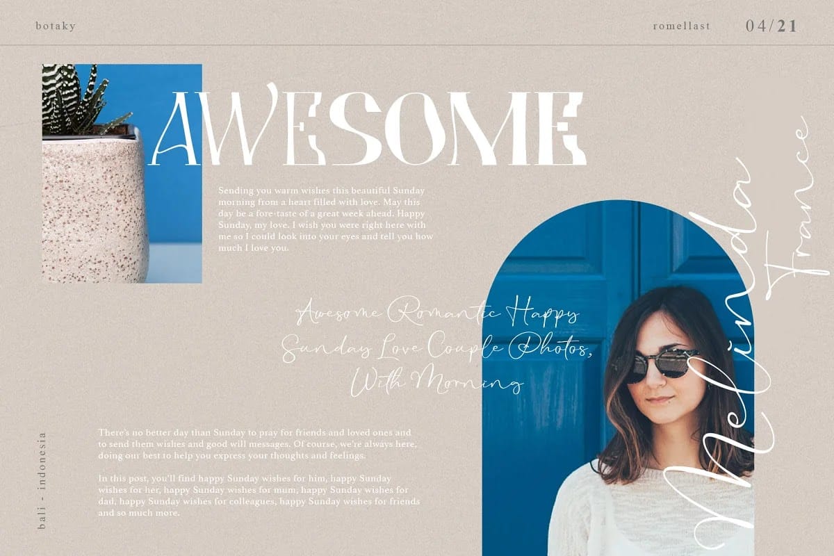 BOTAKY Romellast Font preview 14